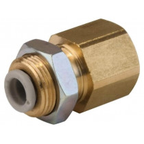 KQ2E04-01A; Push-in fitting; threaded,straight; Rc 1/8