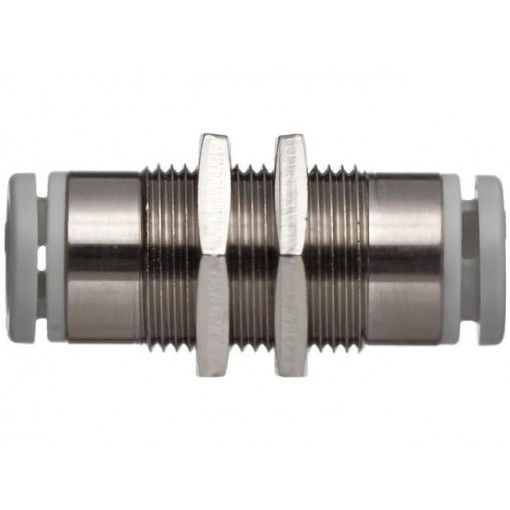 KQ2E06-00NJ; Push-in fitting; threaded,straight; outside; -1÷10bar; Mat: brass; SMC