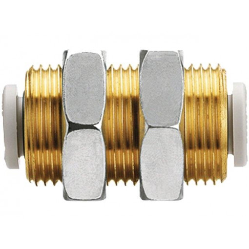 KQ2E16-00A; Push-in fitting; threaded,straight; M28; outside; -1÷10bar; SMC