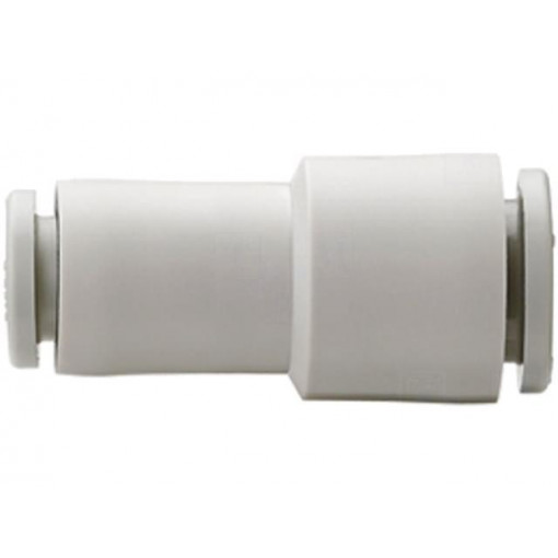 KQ2H06-08A; Push-in fitting; straight,reductive; -1÷10bar; Øin: 8mm; Øout: 6mm; SMC
