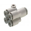 KQ2UD04-06A; Push-in fitting; -1÷10bar; Mat: polypropylene; Øin: 6mm; Øout: 4mm; SMC KQ2UD04-06A; Push-in fitting; -1÷10bar; Mat: polypropylene; Øin: 6mm; Øout: 4mm; SMC