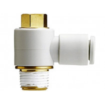 KQ2V06-01AS; Push-in fitting; threaded,angled 90°; R 1/8