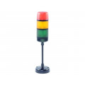 KS-AD/3_CZ_P_125/RYG/M; Signaller: signalling column; LED; red/yellow/green; IP65; W2 KS-AD/3_CZ_P_125/RYG/M; Signaller: signalling column; LED; red/yellow/green; IP65; W2