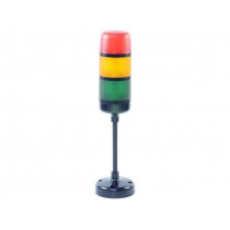 KS-AD/3_CZ_P_125/RYG/M; Signaller: signalling column; LED; red/yellow/green; IP65; W2