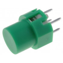 KS01-BV-G; Switch: keypad; Pos: 2; SPST-NO; 0.01A/35VDC; green; THT; 1.3N; round; HIGHLY KS01-BV-G; Switch: keypad; Pos: 2; SPST-NO; 0.01A/35VDC; green; THT; 1.3N; round; HIGHLY