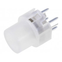 KS01-BLV-2; Switch: keypad; Pos: 2; SPST-NO; 0.01A/35VDC; colourless; LED; THT; HIGHLY