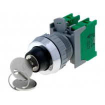 KS30-2/O, 1-0-2 3 POSITION; Switch: rotary; Stabl.pos: 3; NO x2; 30mm; IP65; Pos: 3; -20÷60°C; AUSPICIOUS KS30-2/O, 1-0-2 3 POSITION; Switch: rotary; Stabl.pos: 3; NO x2; 30mm; IP65; Pos: 3; -20÷60°C; AUSPICIOUS