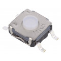 KSC221G LFS; Microswitch TACT; SPST-NO; Pos: 2; 0.05A/32VDC; SMT; none; 2N; 3.5mm; C&K
