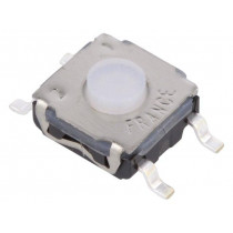 KSC221G LFS; Microswitch TACT; SPST-NO; Pos: 2; 0.05A/32VDC; SMT; none; 2N; 3.5mm; C&K