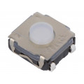KSC221J LFS; Microswitch TACT; SPST-NO; Pos: 2; 0.05A/32VDC; SMT; none; 2N; 3.5mm; C&K