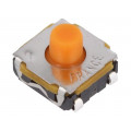 KSC421J 70 SH LFS; Microswitch TACT; SPST-NO; Pos: 2; 0.05A/32VDC; SMT; none; 1.7N; C&K