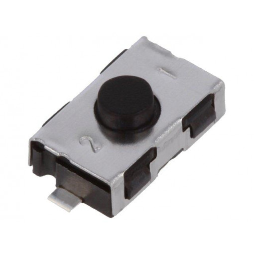 KSR221G LFS; Microswitch TACT; SPST-NO; Pos: 2; 0.05A/32VDC; SMT; none; 2N; round; C&K KSR221G LFS; Microswitch TACT; SPST-NO; Pos: 2; 0.05A/32VDC; SMT; none; 2N; round; C&K