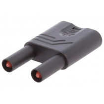 KST S WS SW; Stackable safety shunt; banana 4mm socket x2; 32A; 1kVAC; 1kVDC; HIRSCHMANN T&M