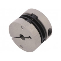 KUP-0606-F; Coupling; Ø1: 6mm; Ø2: 6mm; Mat: aluminium,polyamide; -10÷80°C; SICK