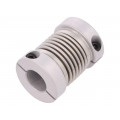 KUP-0610-B; Coupling; Ø1: 10mm; Ø2: 6mm; Mat: aluminium,stainless steel; SICK
