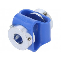 KUP-0610-D; Coupling; Ø1: 10mm; Ø2: 6mm; Mat: polyurethane,zinc-plated steel; SICK