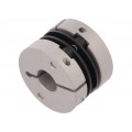 KUP-0610-F; Coupling; Ø1: 10mm; Ø2: 6mm; Mat: aluminium,polyamide; -10÷80°C; SICK
