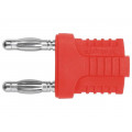 KURZ 14-4 IG MB NI/RT; Stackable safety shunt; banana 4mm socket,banana 4mm plug x2; SCHÜTZINGER KURZ 14-4 IG MB NI/RT; Stackable safety shunt; banana 4mm socket,banana 4mm plug x2; SCHÜTZINGER