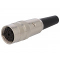 KV 120; Connector: M16; plug; female; soldering; for cable; PIN: 12; 3A; 60V; LUMBERG