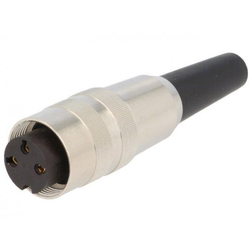KV 30; Connector: M16; plug; female; soldering; for cable; PIN: 3; 5A; 250V; LUMBERG