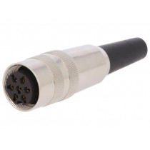 KV 70; Connector: M16; plug; female; soldering; for cable; PIN: 7; 5A; 250V; LUMBERG