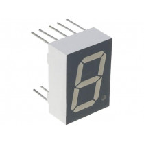 KW1-521COA; Display: LED; 7-segment; 13.2mm; 0.52
