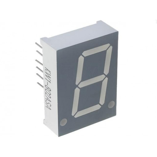 KW1-802ASA; Display: LED; 7-segment; 20.4mm; 0.8