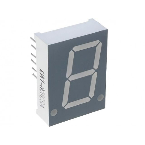 KW1-802CSA; Display: LED; 7-segment; 20.4mm; 0.8