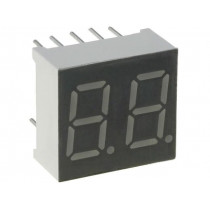 KW2-361ASB; Display: LED; 7-segment; 9.2mm; 0.36 KW2-361ASB; Display: LED; 7-segment; 9.2mm; 0.36