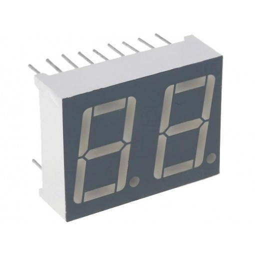 KW2-561ASA; Display: LED; 7-segment; 14mm; 0.56 KW2-561ASA; Display: LED; 7-segment; 14mm; 0.56