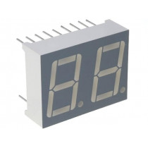KW2-561CGA; Display: LED; 7-segment; 14mm; 0.56 KW2-561CGA; Display: LED; 7-segment; 14mm; 0.56