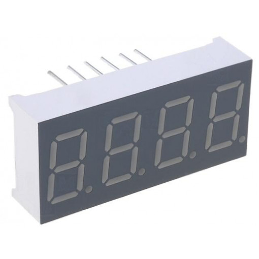 KW4-361ASA; Display: LED; 7-segment; 9.2mm; 0.36 KW4-361ASA; Display: LED; 7-segment; 9.2mm; 0.36