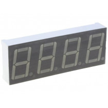 KW4-563AGA; Display: LED; 7-segment; 14.2mm; 0.56
