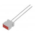 L-1043IDT; LED; rectangular; 6.15x3.65mm; with side wall; red; 5÷20mcd; 100°; KINGBRIGHT ELECTRONIC