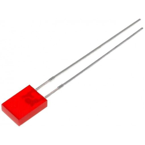 L-113IDT; LED; rectangular; 5x2mm; red; 3.2÷12.5mcd; 110°; Front: flat; 20mA; KINGBRIGHT ELECTRONIC L-113IDT; LED; rectangular; 5x2mm; red; 3.2÷12.5mcd; 110°; Front: flat; 20mA; KINGBRIGHT ELECTRONIC