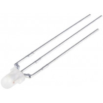 L-115WEGW-CA; LED; 3mm; bicolour; red/green; 10mcd; 7mcd; 60°; Front: convex; anode; KINGBRIGHT ELECTRONIC