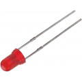 L-132XIT; LED; 3mm; red; 18÷60mcd; 50°; Front: convex; KINGBRIGHT ELECTRONIC L-132XIT; LED; 3mm; red; 18÷60mcd; 50°; Front: convex; KINGBRIGHT ELECTRONIC