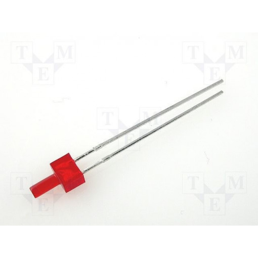 L-13ID; LED; 2mm; red; 5÷10mcd; 70°; Front: flat; 2÷2.5V; 4.8x2.5mm; THT; KINGBRIGHT ELECTRONIC L-13ID; LED; 2mm; red; 5÷10mcd; 70°; Front: flat; 2÷2.5V; 4.8x2.5mm; THT; KINGBRIGHT ELECTRONIC