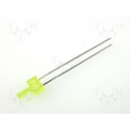 L-13YD; LED; 2mm; yellow; 3÷8mcd; 70°; Front: flat; 2.1÷2.5V; 4.8x2.5mm; THT; KINGBRIGHT ELECTRONIC