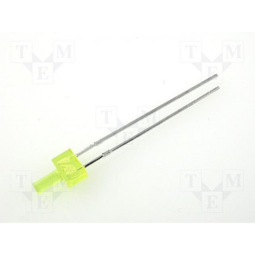 L-13YD; LED; 2mm; yellow; 3÷8mcd; 70°; Front: flat; 2.1÷2.5V; 4.8x2.5mm; THT; KINGBRIGHT ELECTRONIC