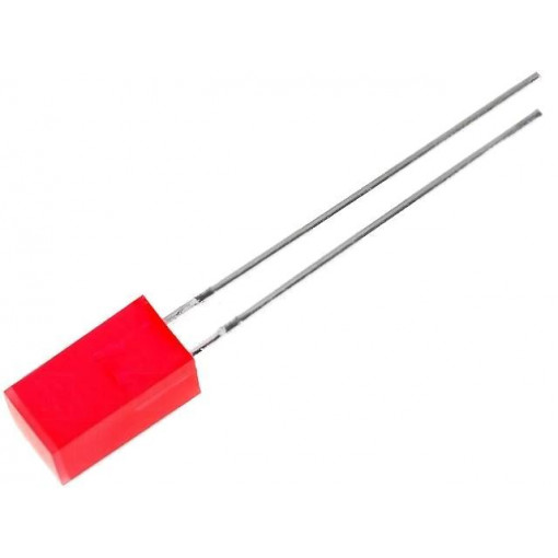 L-1553IDT; LED; square; 5x5mm; red; 3÷8mcd; 110°; Front: flat; 20mA; 2÷2.5V; KINGBRIGHT ELECTRONIC L-1553IDT; LED; square; 5x5mm; red; 3÷8mcd; 110°; Front: flat; 20mA; 2÷2.5V; KINGBRIGHT ELECTRONIC