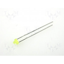 L-2060YD; LED; 1.8mm; yellow; 5÷8mcd; 70°; 2.1÷2.5V; Front: convex; 3.3x2.4mm; KINGBRIGHT ELECTRONIC