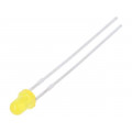 L-34YD; LED; 3mm; yellow; 8÷15mcd; 60°; Front: convex; Pitch: 2.54mm; KINGBRIGHT ELECTRONIC L-34YD; LED; 3mm; yellow; 8÷15mcd; 60°; Front: convex; Pitch: 2.54mm; KINGBRIGHT ELECTRONIC