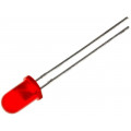 L-53ID-12V; LED; 5mm; red; 12÷30mcd; 60°; 11.5mA; 12÷14V; Front: convex; KINGBRIGHT ELECTRONIC
