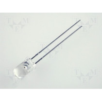 L-53SYC; LED; 5mm; yellow; 400÷2500mcd; 30°; 20mA; 2÷2.5V; Front: convex; KINGBRIGHT ELECTRONIC