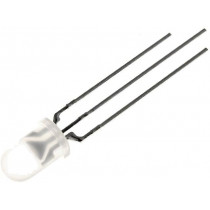 L-59EYW; LED; 5mm; bicolour; red/yellow; 60mcd; 40mcd; 60°; 20mA; cathode; KINGBRIGHT ELECTRONIC