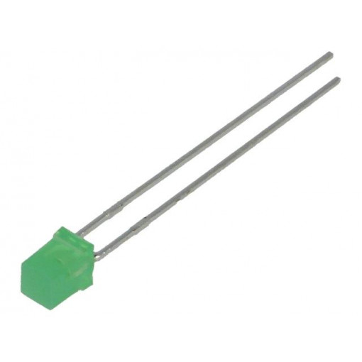 L-704GDT; LED; square; 3x3mm; green; 1÷5mcd; 110°; Front: flat; 20mA; 2÷2.5V; KINGBRIGHT ELECTRONIC L-704GDT; LED; square; 3x3mm; green; 1÷5mcd; 110°; Front: flat; 20mA; 2÷2.5V; KINGBRIGHT ELECTRONIC