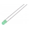 L-7104LGD; LED; 3mm; green; 1÷3mcd; 50°; Front: convex; No.of term: 2; KINGBRIGHT ELECTRONIC L-7104LGD; LED; 3mm; green; 1÷3mcd; 50°; Front: convex; No.of term: 2; KINGBRIGHT ELECTRONIC