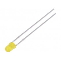 L-7104LYD; LED; 3mm; yellow; 0.7÷1.5mcd; 50°; Front: convex; No.of term: 2; KINGBRIGHT ELECTRONIC L-7104LYD; LED; 3mm; yellow; 0.7÷1.5mcd; 50°; Front: convex; No.of term: 2; KINGBRIGHT ELECTRONIC