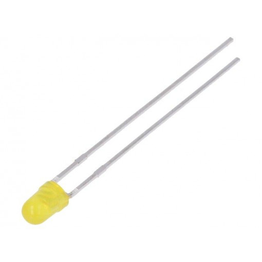 L-7104LYD; LED; 3mm; yellow; 0.7÷1.5mcd; 50°; Front: convex; No.of term: 2; KINGBRIGHT ELECTRONIC L-7104LYD; LED; 3mm; yellow; 0.7÷1.5mcd; 50°; Front: convex; No.of term: 2; KINGBRIGHT ELECTRONIC